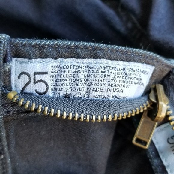 ✨HP✨ BLEULAB Detour Reversible Denim Leggings Size 25 Made In USA - Picture 16 of 16